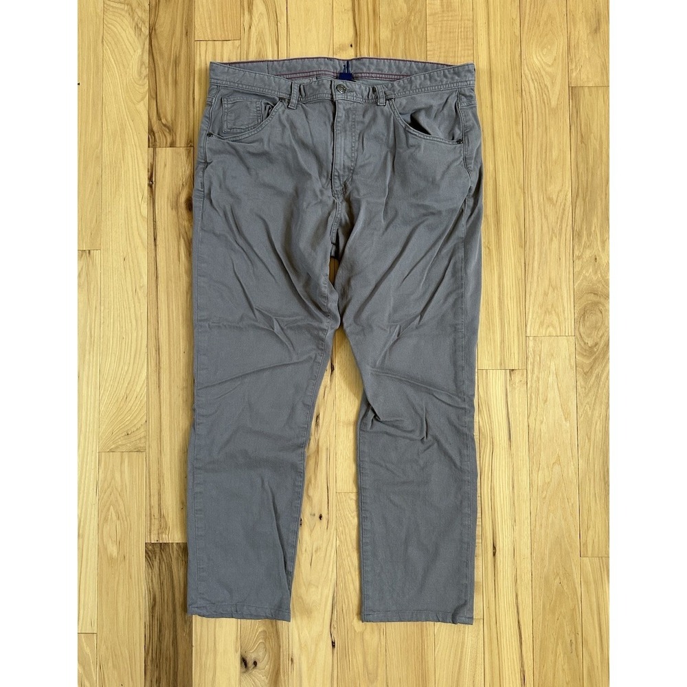 Johnnie - O Men's 38‎ X 34 Gray Granite Slim Denim Pants Hugo JMPA1470